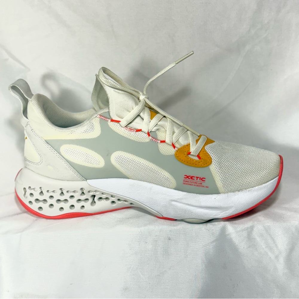 Puma XETIC Halflife Ivory Glow Sunblaze Women’s size 10 - Picture 3 of 11